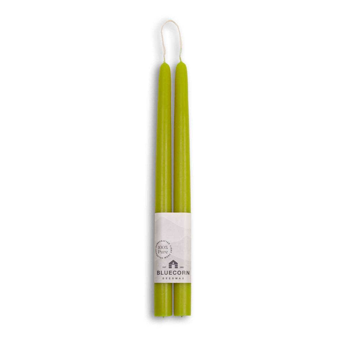 12" Beeswax Taper Candles