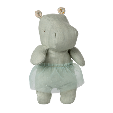 Safari friends, Hippo w. skirt, Small - Mint