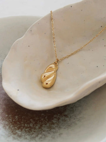 Claudette Croissant Pendant Necklace