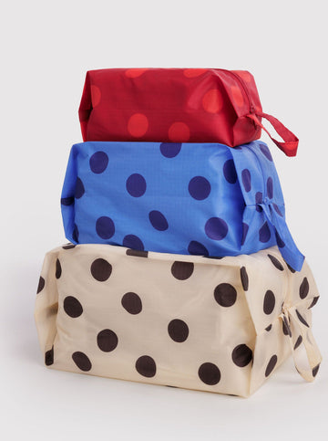3D Zip Set Polka Dot Mix