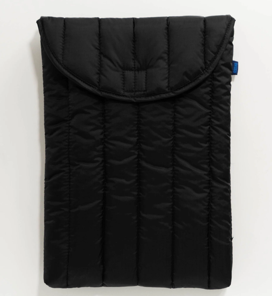 Baggu | Puffy Laptop Sleeve 16" Black