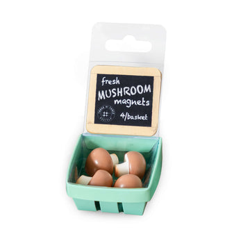 Mushroom Magnets in Basket