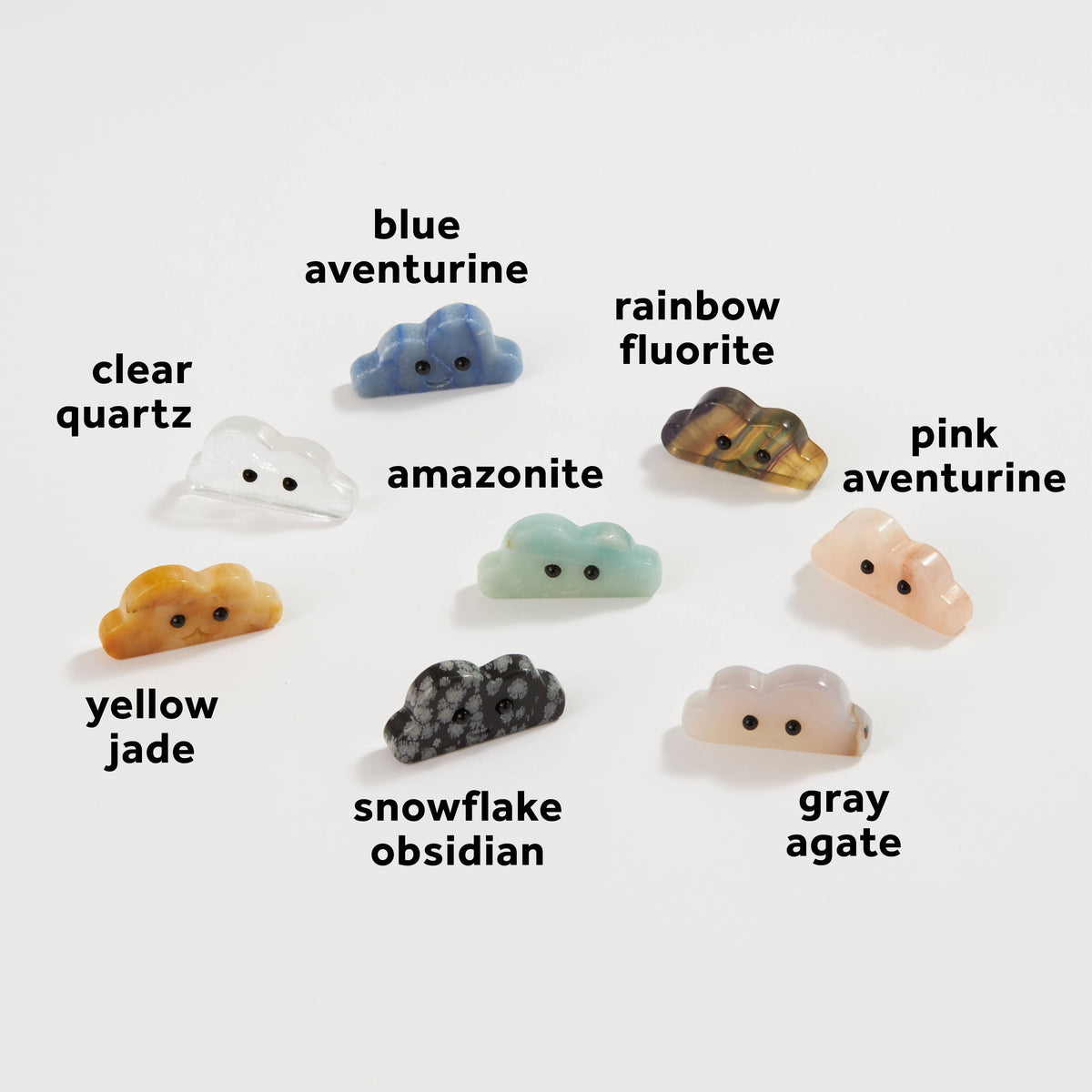 Crystal Cloud Friend Assortment Pet Rock