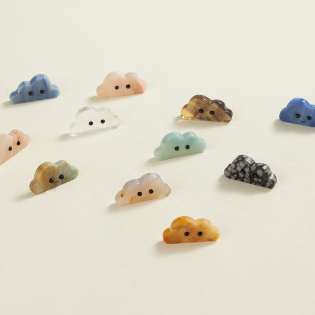 Crystal Cloud Friend Assortment Pet Rock