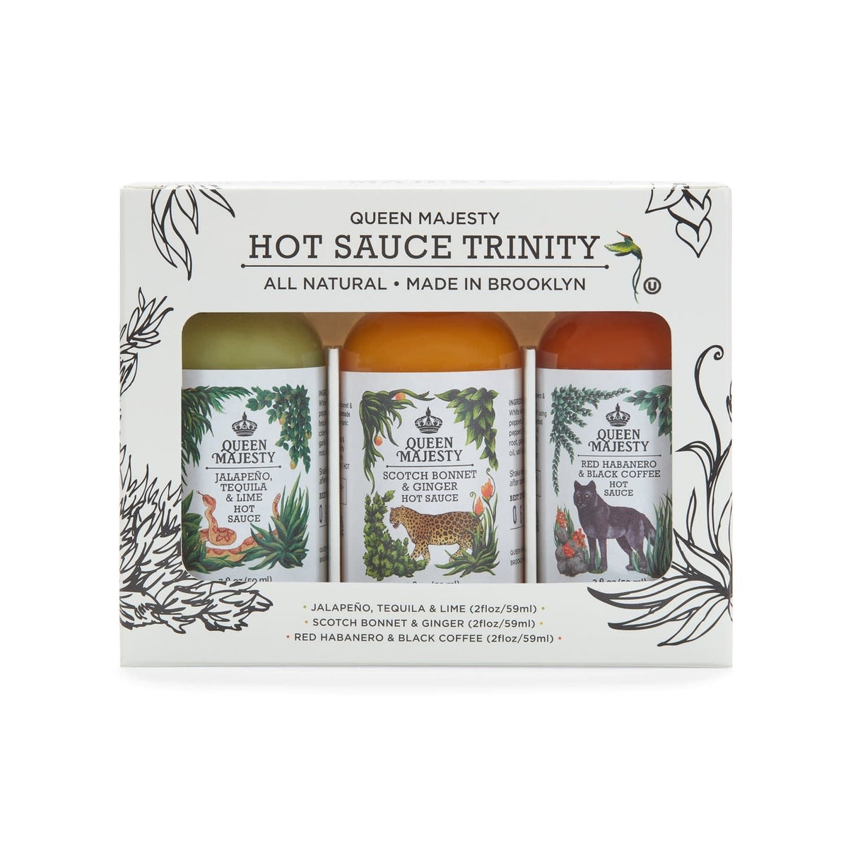 Queen's Majesty Hot Sauce Trinity