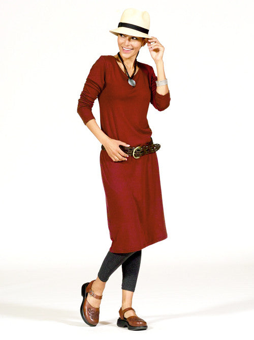 knit long sleeve dress