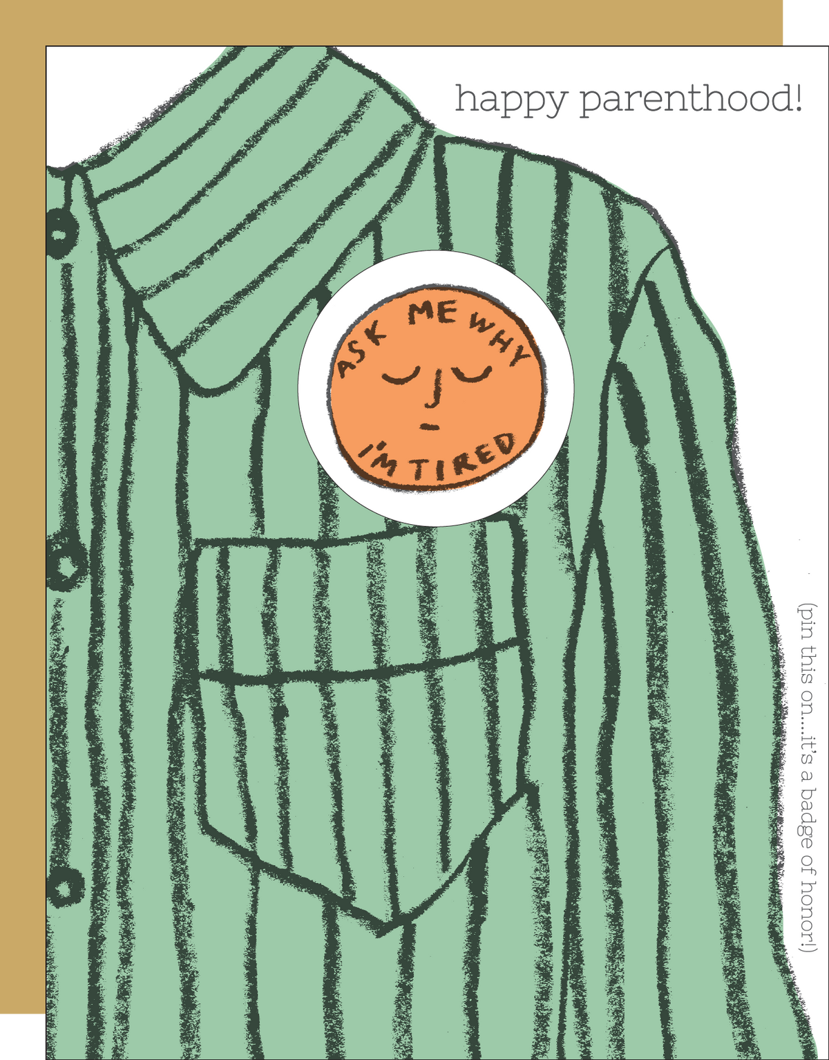 EGG PRESS - Happy Parenthood Badge
