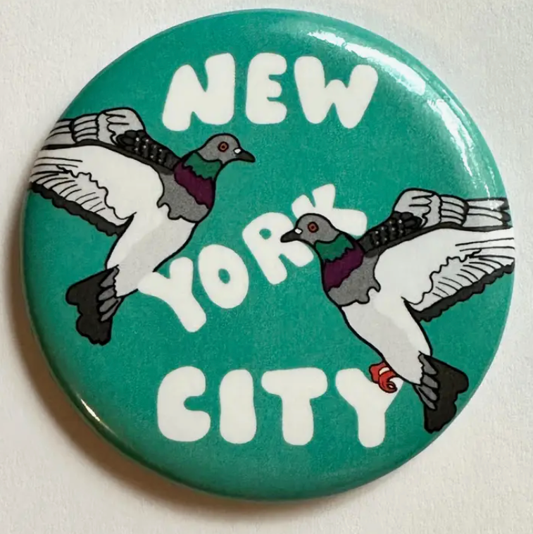 New York City Flying Pigeon Magnet