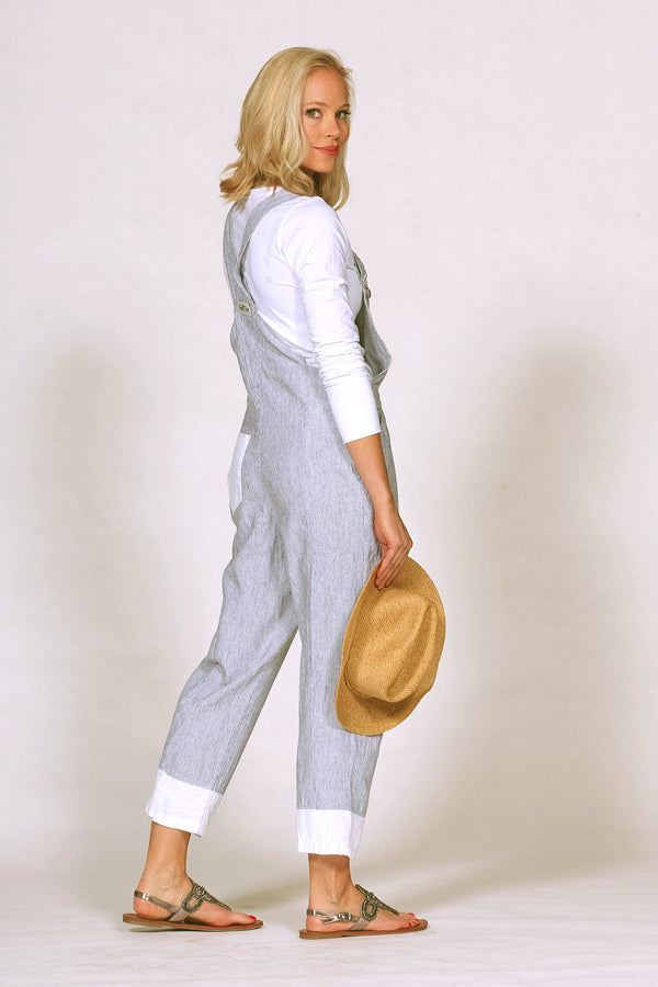 linen and cotton overalls