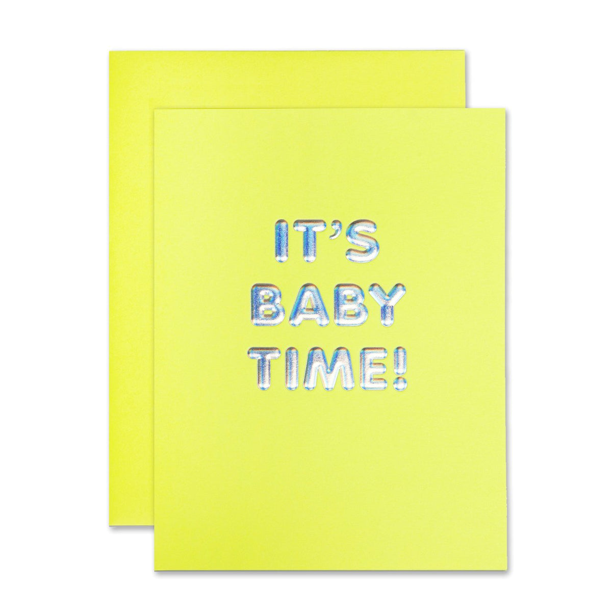 It's Baby Time Baby Card
