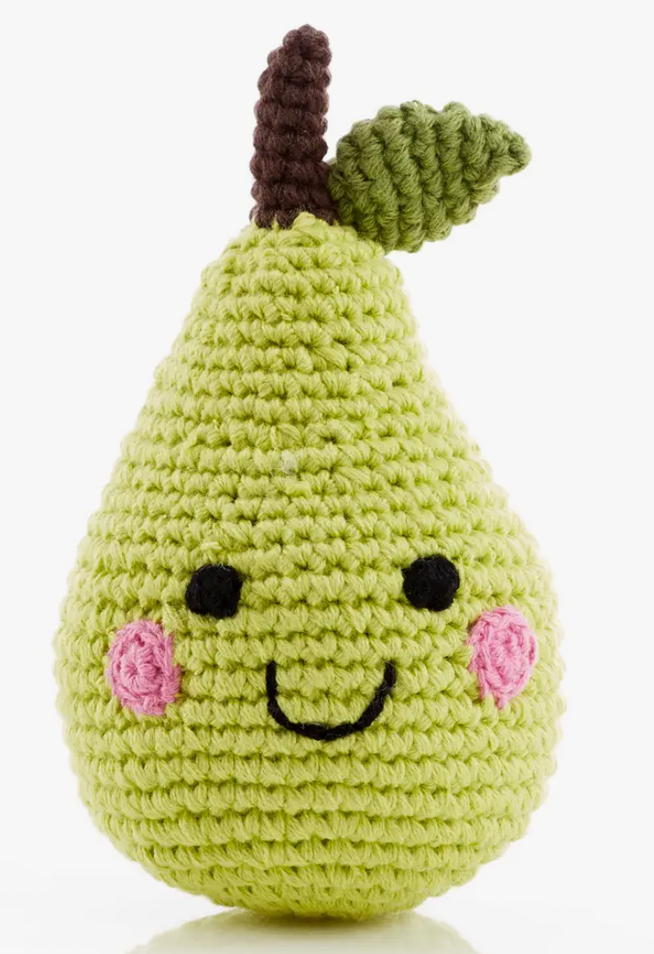 Crochet Fruits & Veggies Rattle
