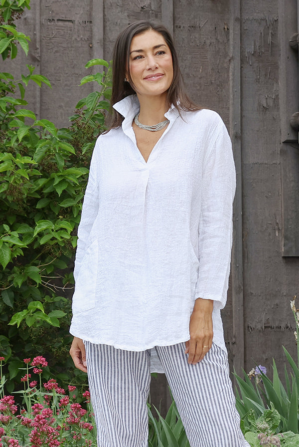 linen big shirt