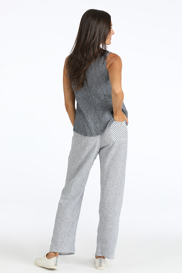 striped beach pant