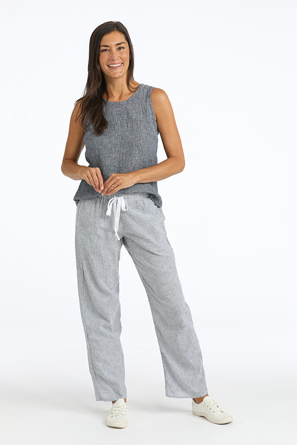 striped beach pant