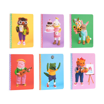 Cat Rabbit Tiny Journals