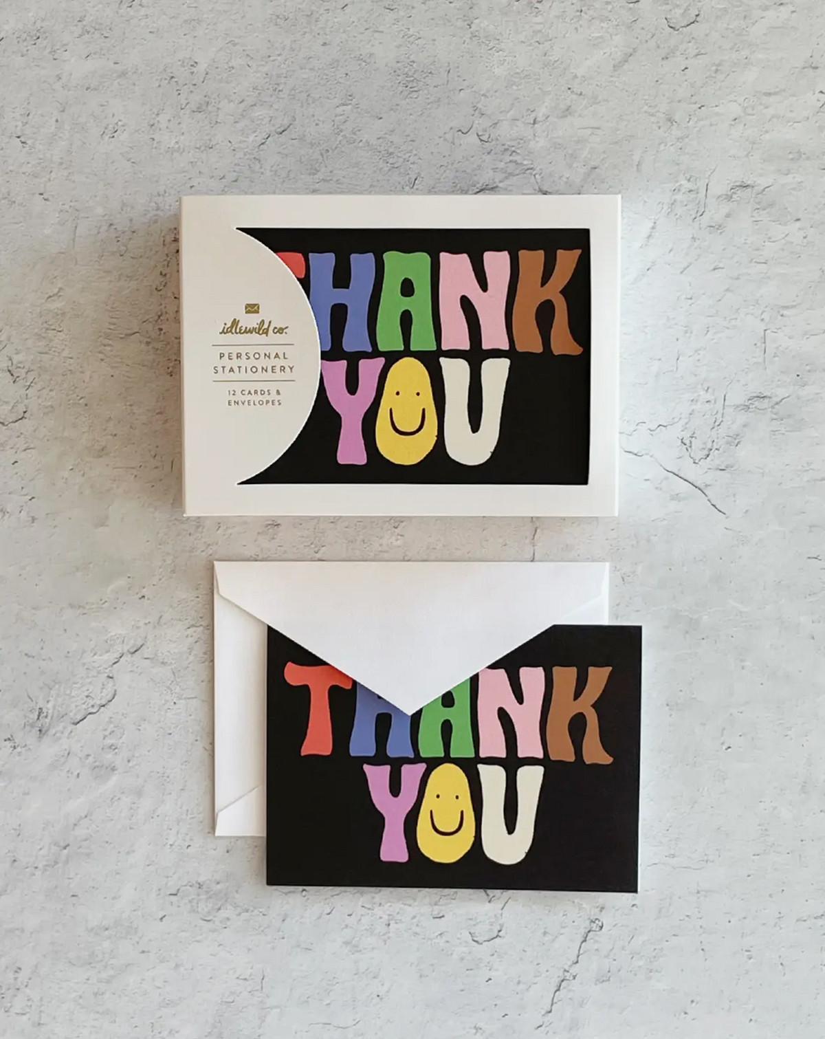 Groovy Thank You Notecards (Boxed Set of 12)