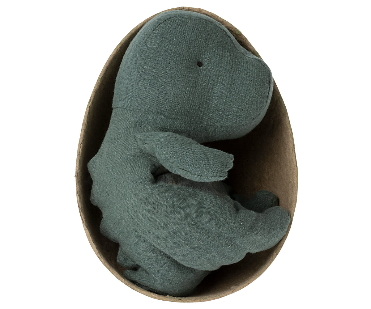 Gantosaurus in egg. Small - Dark petrol