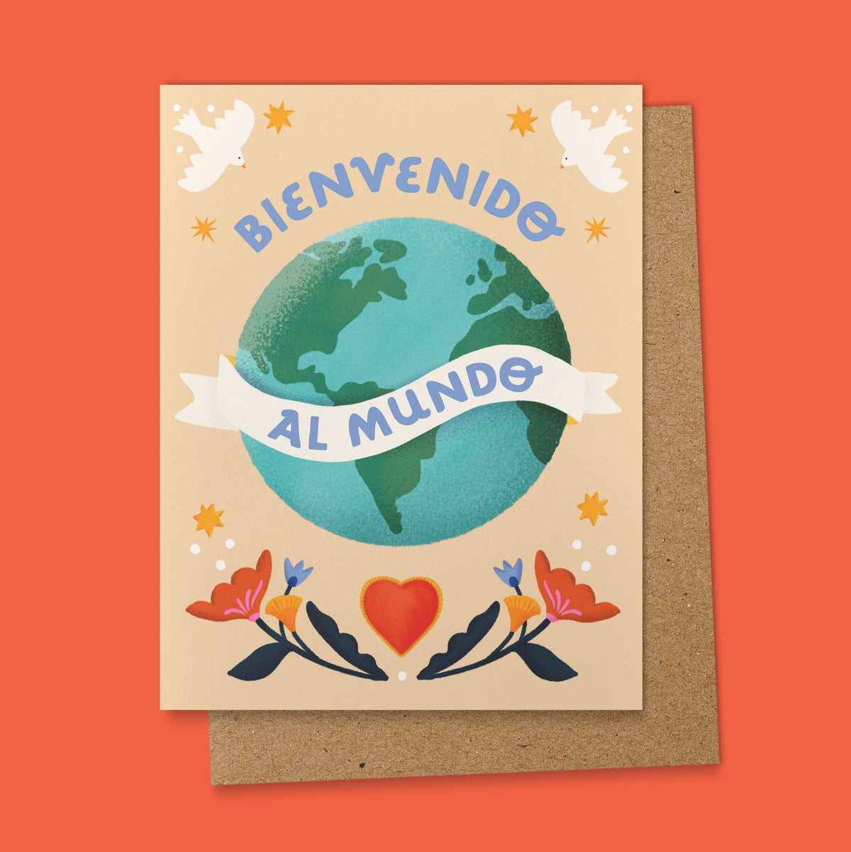 Bienvenido Al Mundo - New Baby - Spanish Greeting Card