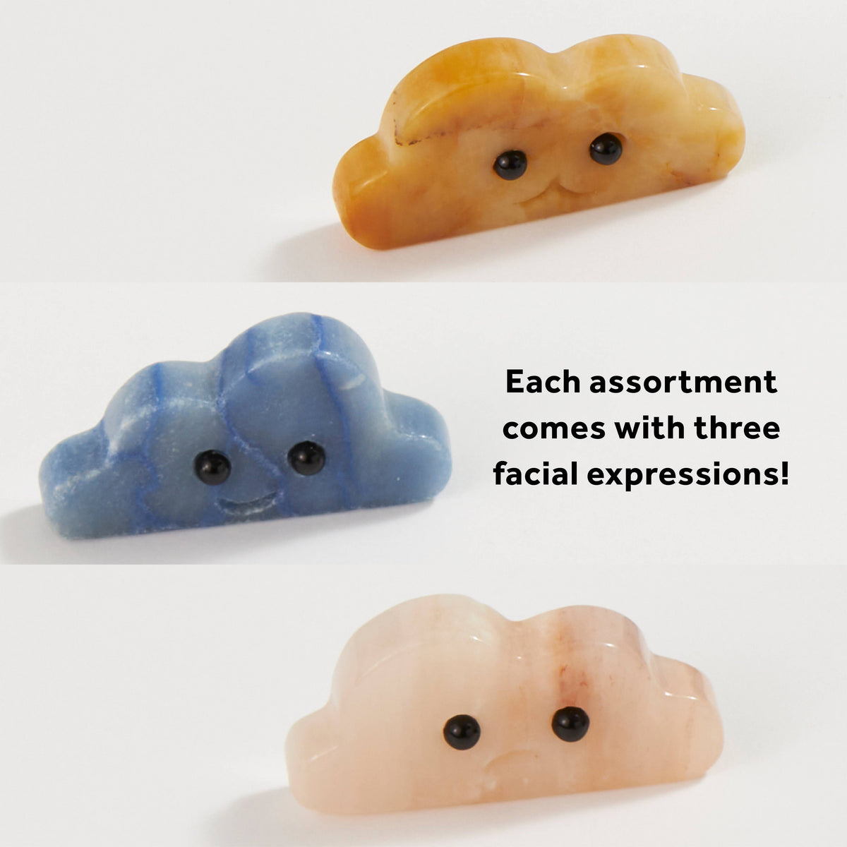 Crystal Cloud Friend Assortment Pet Rock