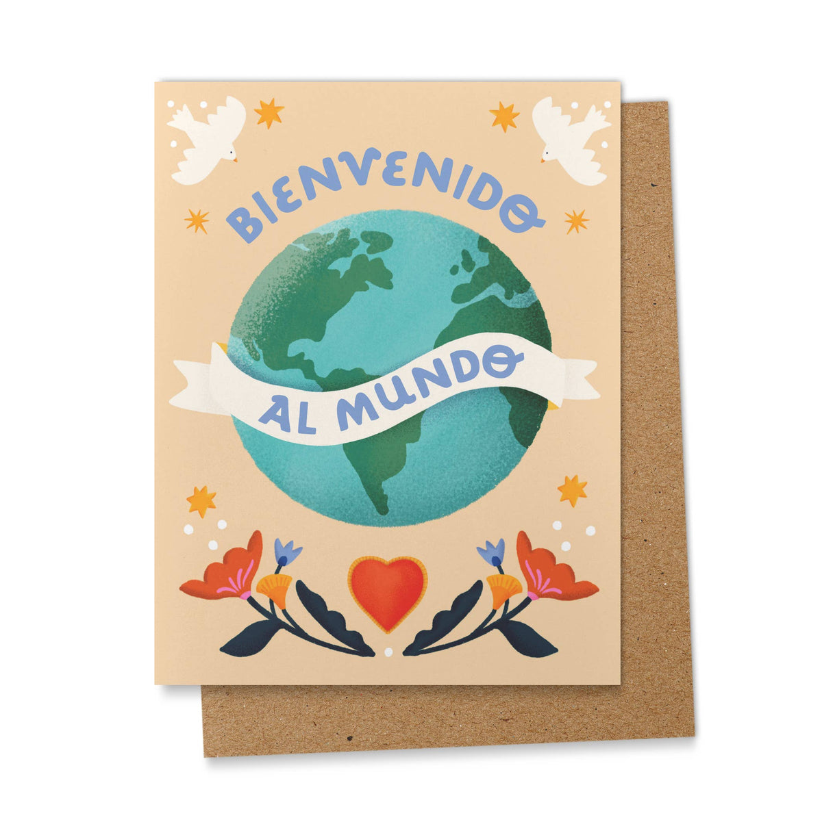 Bienvenido Al Mundo - New Baby - Spanish Greeting Card