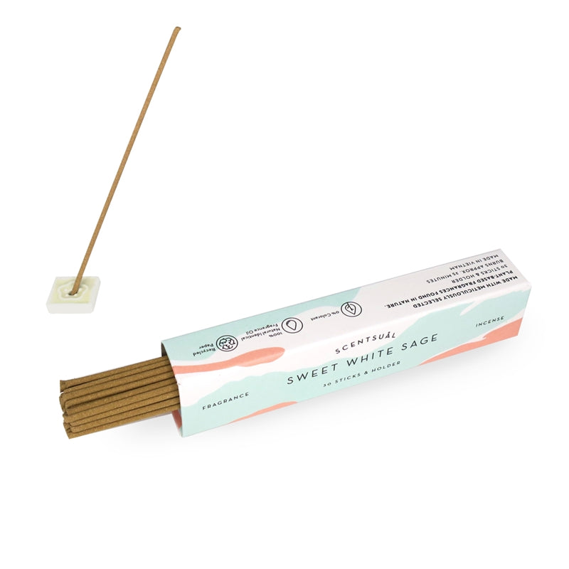 Scentsual Incense (Incense Sticks + Holder)