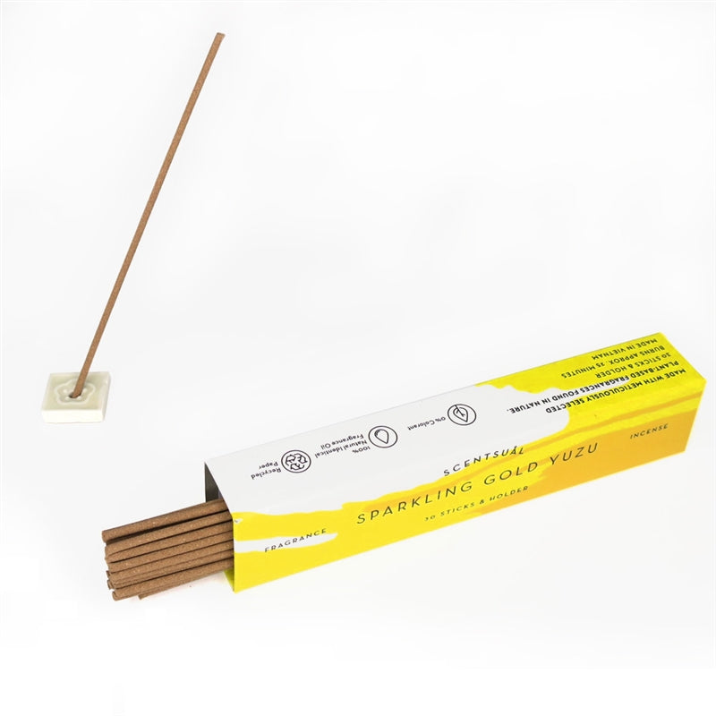 Scentsual Incense (Incense Sticks + Holder)