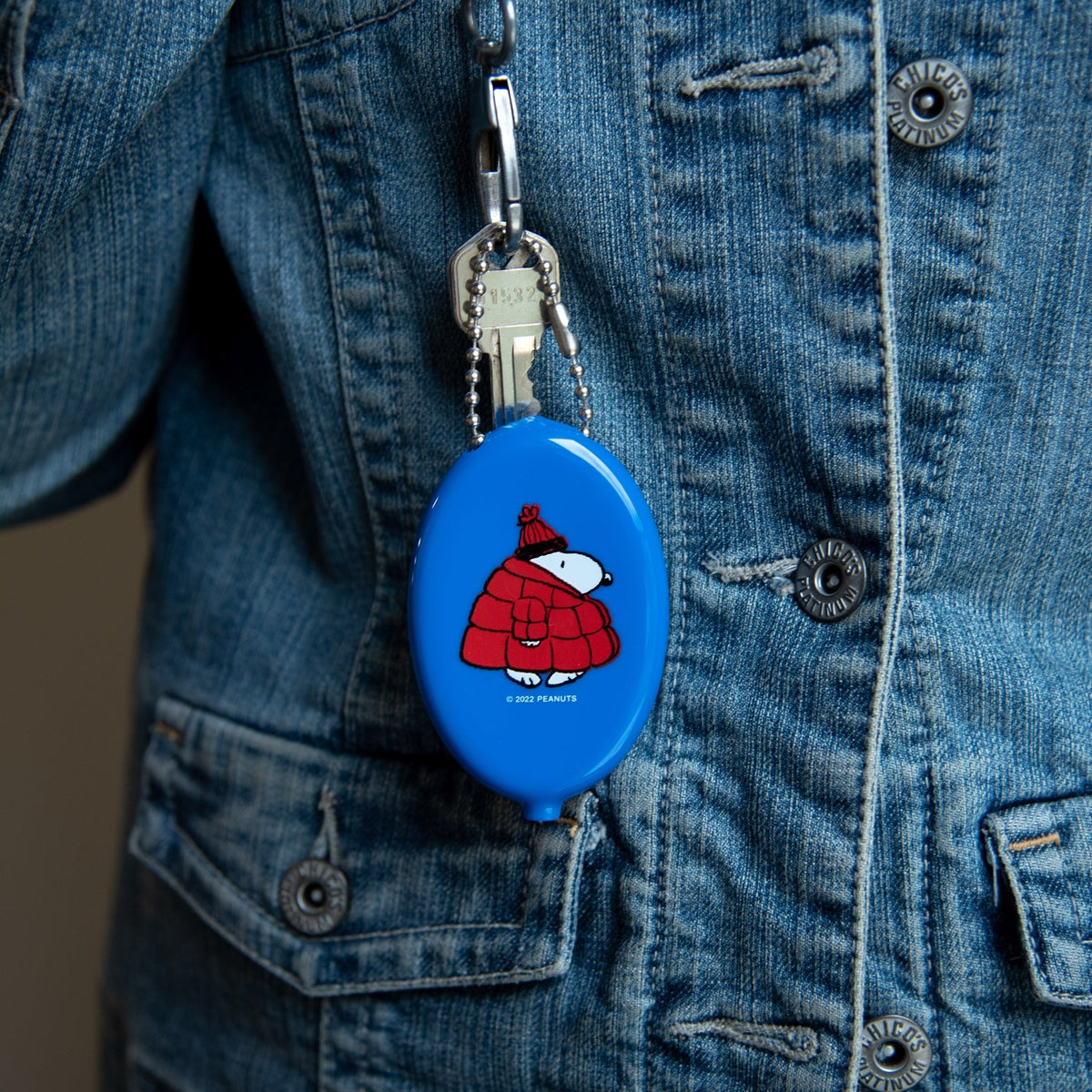 3P4 X Peanuts® - Snoopy Puffy Coat Coin Pouch