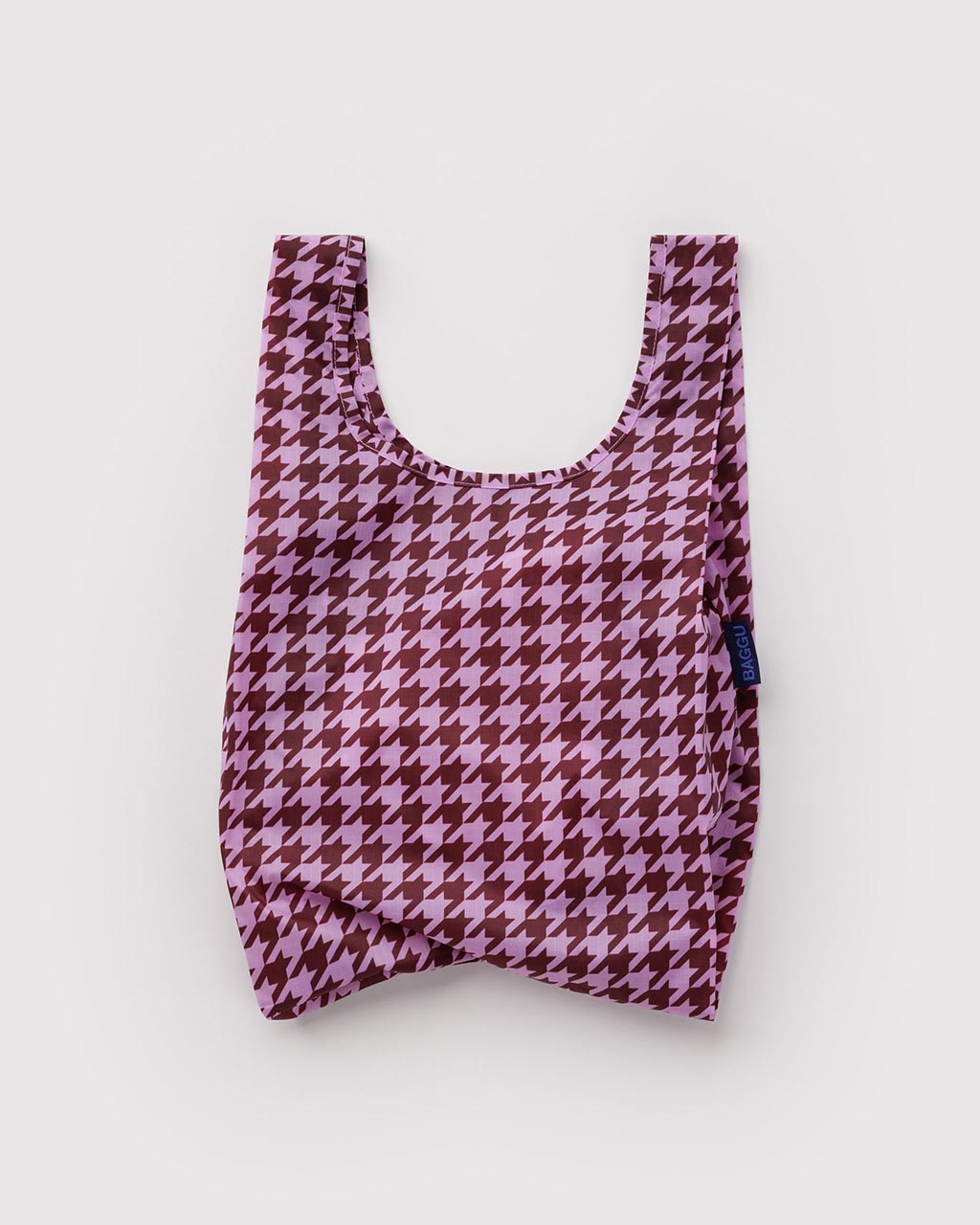 Baby Baggu - Pink Houndstooth