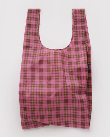 Big Baggu Azalea Pink Tartan