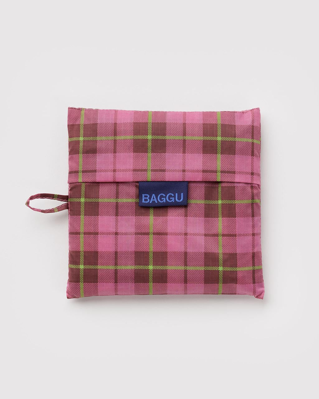 Big Baggu Azalea Pink Tartan