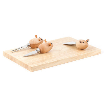 Mouse Cheese Board Set