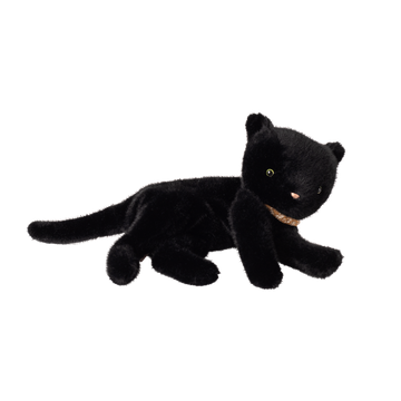 Sleeping kitten plush, Medium - Black
