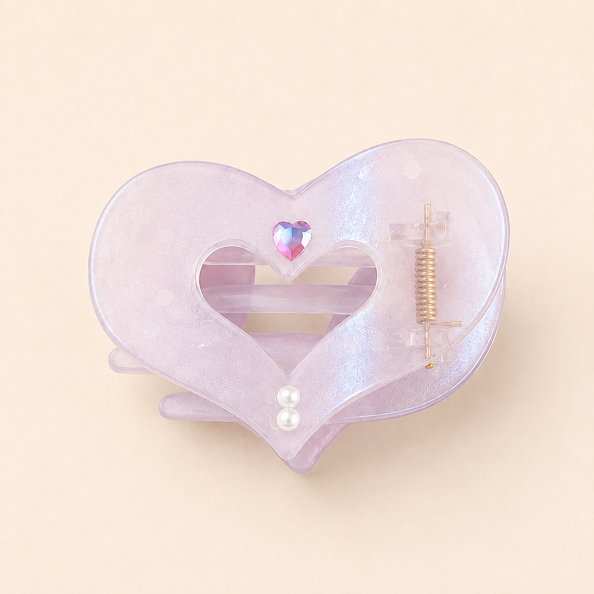 Heart Duckbill Clip