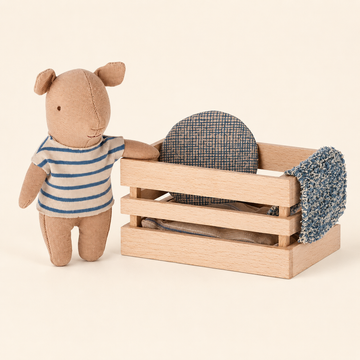Pig in Box, Baby - Blue