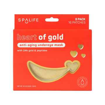 Heart of Gold Anti-Aging Hydrogel Eye Patches 8 Pack