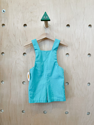 (pre-worn) vintage seafoam romper 24M