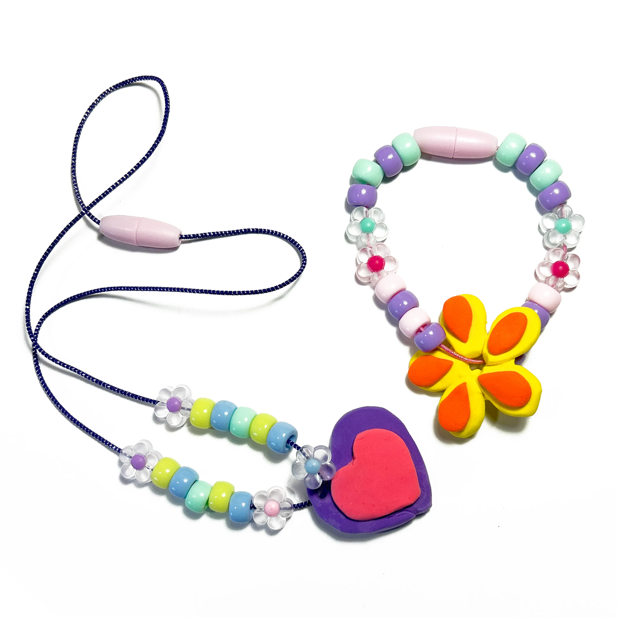 Creatibles Air Dry Clay Jewelry Kit - Blissful Blooms