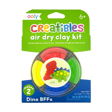 Creatibles D.I.Y. Air-Dry Clay Kit: Dino. Bffs (Set of 4)