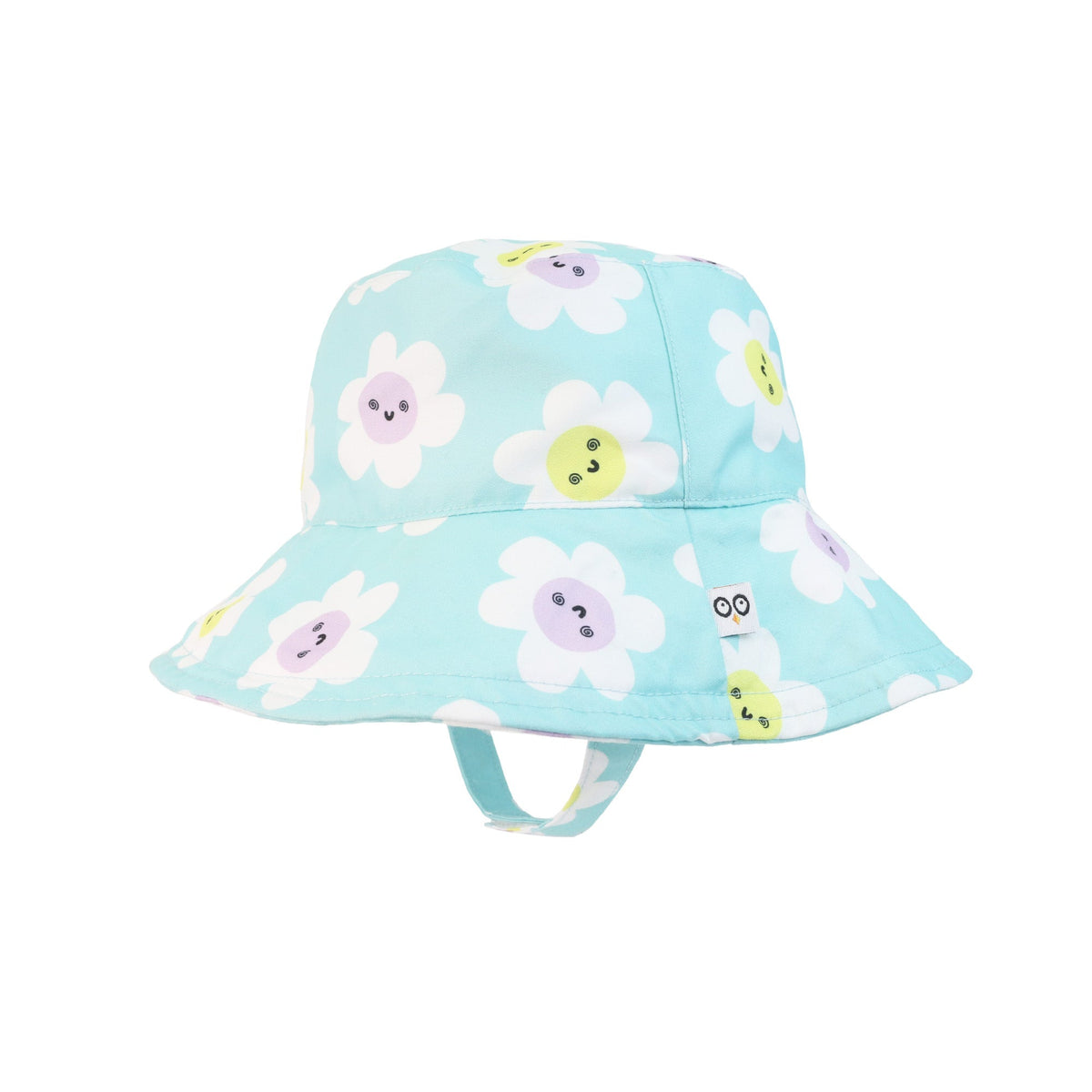Baby/Toddler Printed Bucket Sunhat - Daisy 12-24M