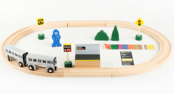 MTA Wooden Train Set