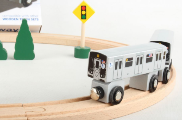 MTA Wooden Train Set