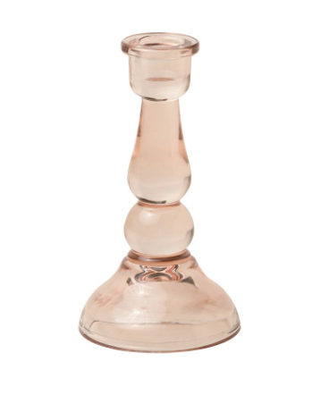 Tall Glass Taper Holder
