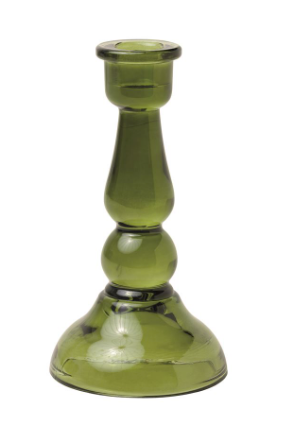 Tall Glass Taper Holder