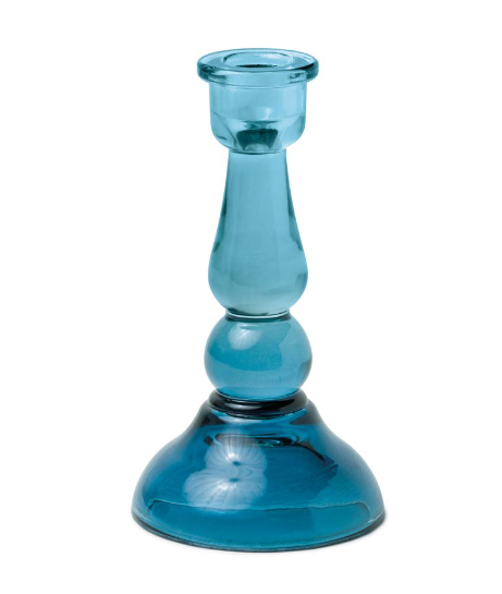 Tall Glass Taper Holder