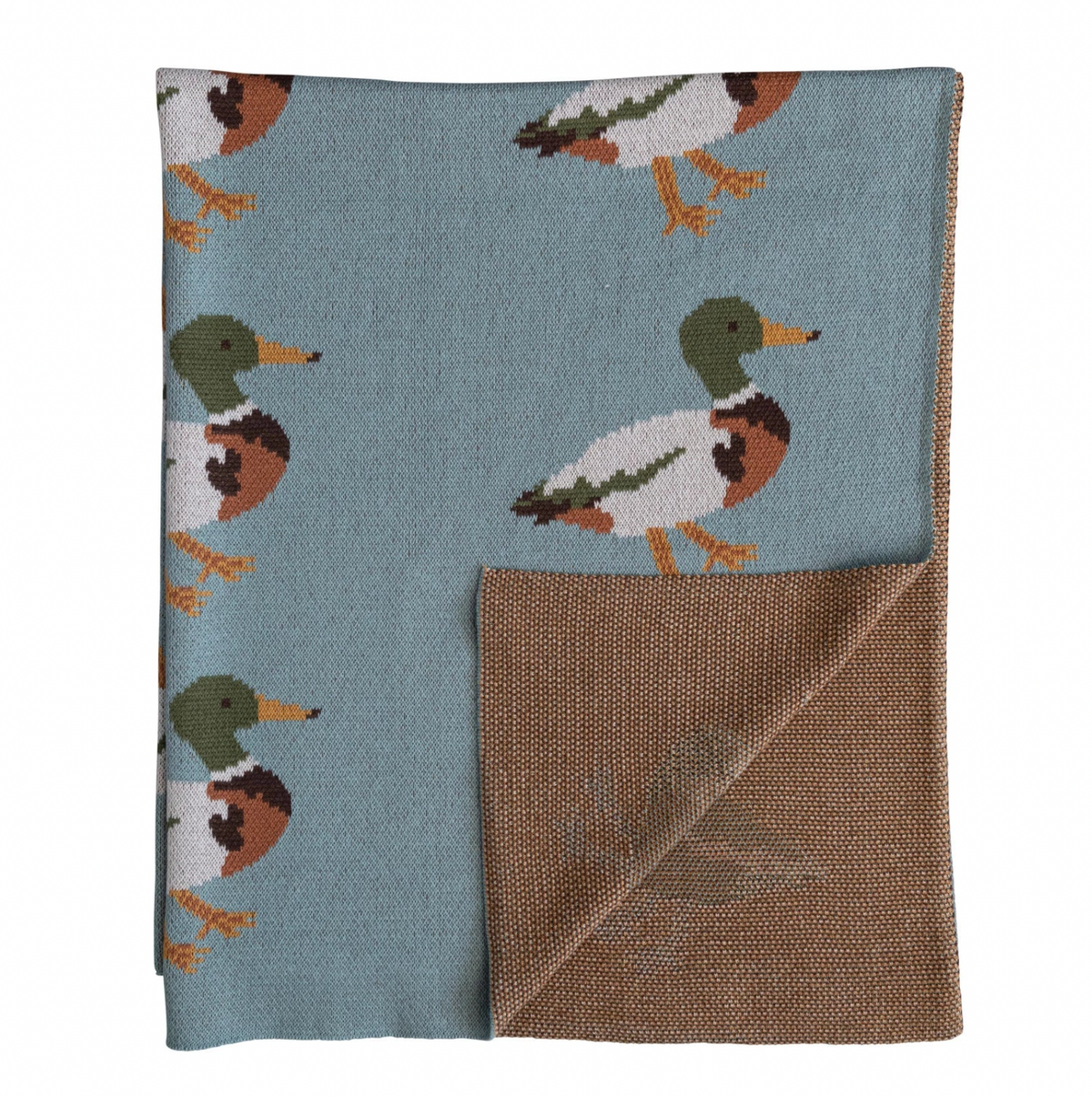 Duck Knit Baby Blanket