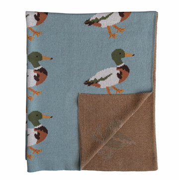 Duck Knit Baby Blanket