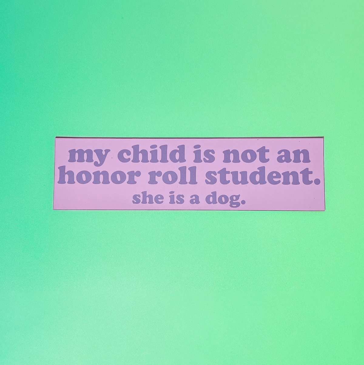 Honor Roll Cat Bumper Magnet