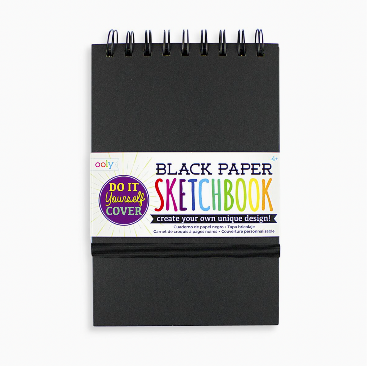 Small D.I.Y. Cover Sketchbook - Black
