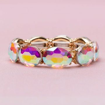 Boutique Chic Aurora Borealis Gem Bracelet