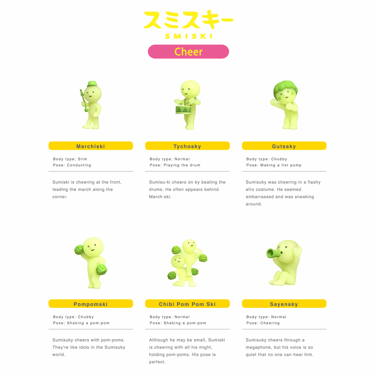Smiski Mini Figure Cheer Series